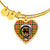 Baxter Scottish Clan Tartan Bangle Heart - kittentee