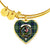 Blyth Scottish Clan Tartan Bangle Heart