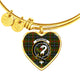 Brisbane Scottish Clan Tartan Bangle Heart
