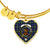 Baird Modern Scottish Clan Tartan Bangle Heart - kittentee
