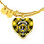 Barclay Dress Scottish Clan Tartan Bangle Heart - kittentee