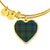 Allison Scottish Clan Tartan Bangle Heart - kittentee