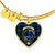 Arbuthnot Scottish Clan Tartan Bangle Heart - kittentee