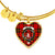 Brodie Modern Scottish Clan Tartan Bangle Heart