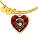 Aikenhead Scottish Clan Tartan Bangle Heart - kittentee