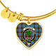Anderson Scottish Clan Tartan Bangle Heart - kittentee