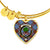 Anderson Modern Scottish Clan Tartan Bangle Heart - kittentee