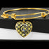 Barclay Scottish Clan Tartan Bangle Heart
