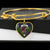 Adam Scottish Clan Tartan Bangle Heart - kittentee