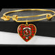 Adair Clan Tartan Bangle Heart - kittentee