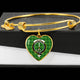Blane Scottish Clan Tartan Bangle Heart