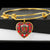 Binning Scottish Clan Tartan Bangle Heart - kittentee
