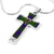 Adam Scottish Clan Tartan Cross Necklace - kittentee