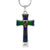 Adam Scottish Clan Tartan Cross Necklace - kittentee