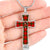 Adair Scottish Clan Tartan Cross Necklace - kittentee