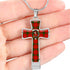 Adair Scottish Clan Tartan Cross Necklace