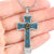 Agnew Ancient Scottish Clan Tartan Cross Necklace - kittentee