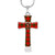 Adair Scottish Clan Tartan Cross Necklace - kittentee