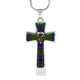 Adam Scottish Clan Tartan Cross Necklace - kittentee