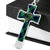 Abercrombie Tartan Plaid Cross Necklace - kittentee