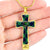 Abercrombie Tartan Plaid Cross Necklace - kittentee