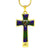 Adam Tartan Plaid Cross Necklace - kittentee