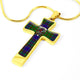 Adam Scottish Clan Tartan Cross Necklace - kittentee