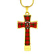 Adair Scottish Clan Tartan Cross Necklace - kittentee