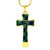Abercrombie Tartan Plaid Cross Necklace - kittentee