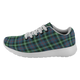 Bannatyne Scottish Clan Tartan Sneakers Blue For Men & Women - kittentee