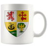 Arms Of Macdonald Of Clanranald Coffee Mug - Size 11oz