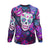 Sugar Skull Over Print Sweatshirt