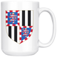 Arms Of Battenberg Mountbatten Coffee Mug - Size 15oz