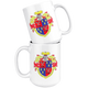 Armas de don Carlos Cerda Acevedo Coffee Mug - Size 15oz