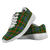 Bisset Pattern Scottish Clan Tartan Sneakers Blue For Men & Women - kittentee
