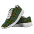 Bisset Pattern Scottish Clan Tartan Sneakers Blue For Men & Women