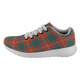 Chisholm Ancient Scottish Clan Tartan Sneakers Blue For Men & Women