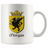 Morgan Family Crest Irish Coat of Arms Coffee Mug - Size 11oz
