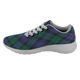 Blackwatch Modern Scottish Clan Tartan Sneakers Blue For Men & Women - kittentee