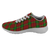 Auchinleck Scottish Clan Tartan Sneakers Blue For Men & Women - kittentee