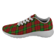 Auchinleck Scottish Clan Tartan Sneakers Blue For Men & Women - kittentee