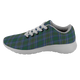 Broun Scottish Clan Tartan Sneakers Green For Men & Women