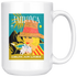 Jamaica Coffee Mug - Size 15oz