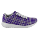 Allardice Scottish Clan Tartan Sneakers Blue For Men & Women - kittentee