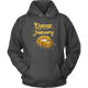 Queens Are Born In January Birthday Hoodie for Black Women