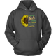 January Girls 2000 Are Sunshine Mixed Hurricane Sunflower Birthday Hoodie