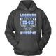 Legends Were Born In January 1946 Birthday Hoodie