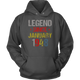 Legend Since January 1948 Birthday Hoodie