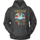 January Vintage 1948 Year Old Shark Lover Birthday Hoodie