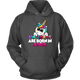 Girls Kids Unicorns Rainbow Are Born In April Birthday Hoodie